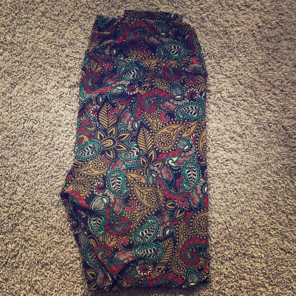 Paisley LuLaRoe leggings